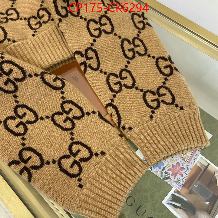 Clothing-Gucci wholesale imitation designer replicas ID: CK6294 $: 175USD