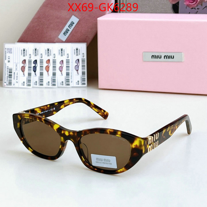 Glasses-Miu Miu top fake designer ID: GK6289 $: 69USD