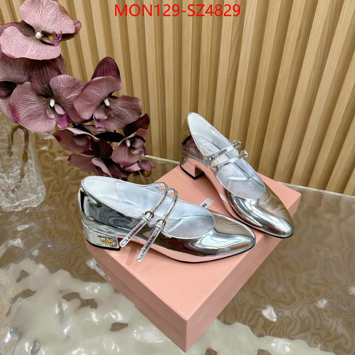 Women Shoes-Miu Miu luxury fake ID: SZ4829 $: 129USD