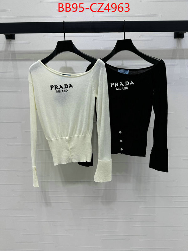 Clothing-Prada customize best quality replica ID: CZ4963 $: 95USD