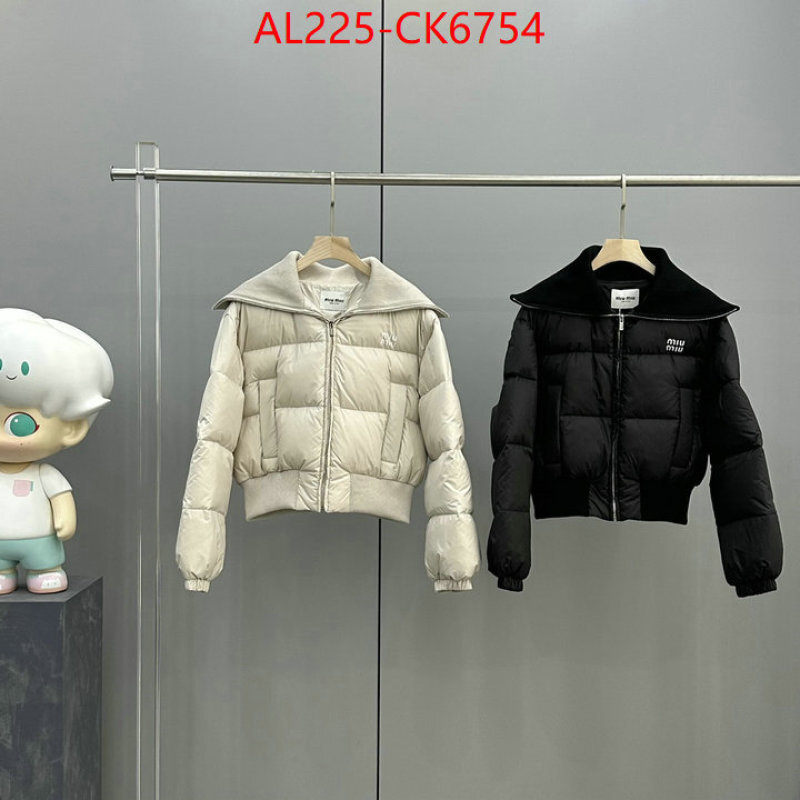 Down jacket Women-Miu Miu best replica 1:1 ID: CK6754 $: 225USD