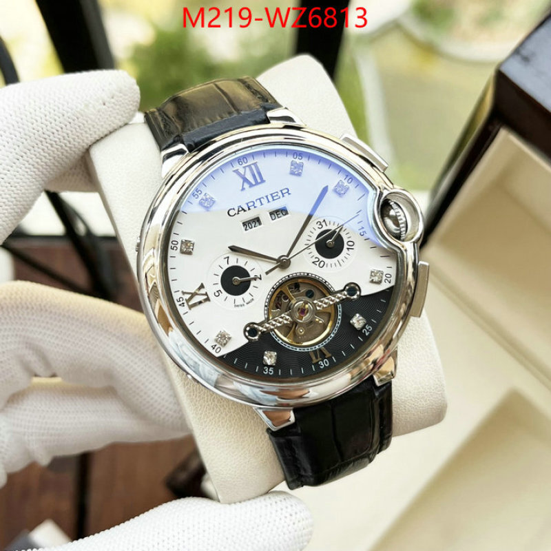 Watch(TOP)-Cartier luxury cheap ID: WZ6813 $: 219USD