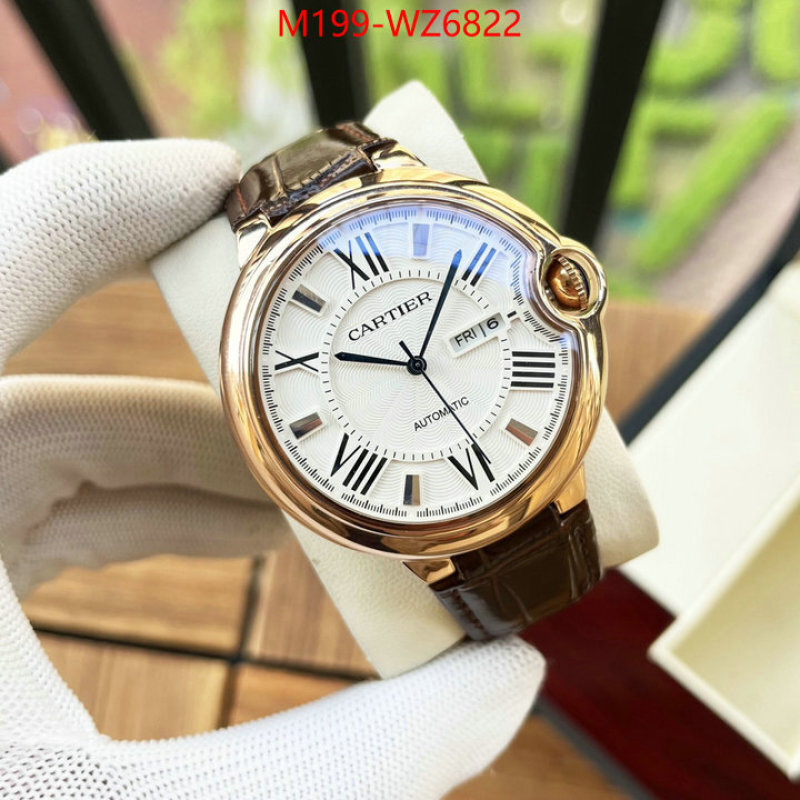 Watch(TOP)-Cartier perfect quality ID: WZ6822 $: 199USD