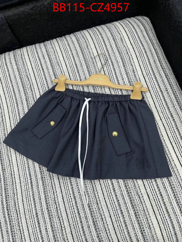 Clothing-MIU MIU designer wholesale replica ID: CZ4957 $: 115USD