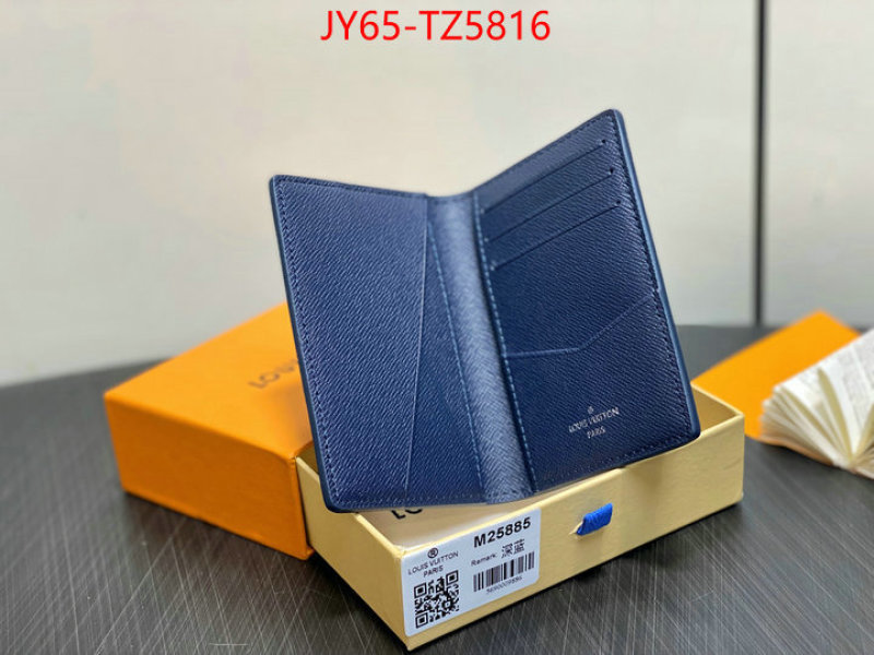 LV Bags(TOP)-Wallet fake high quality ID: TZ5816 $: 65USD,