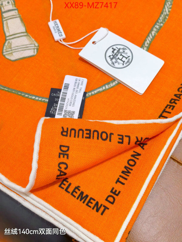 Scarf-Hermes what's the best to buy replica ID: MZ7417 $: 89USD