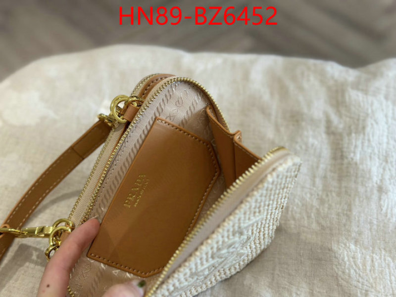 Prada Bags(4A)-Crossbody- top 1:1 replica ID: BZ6452 $: 89USD,