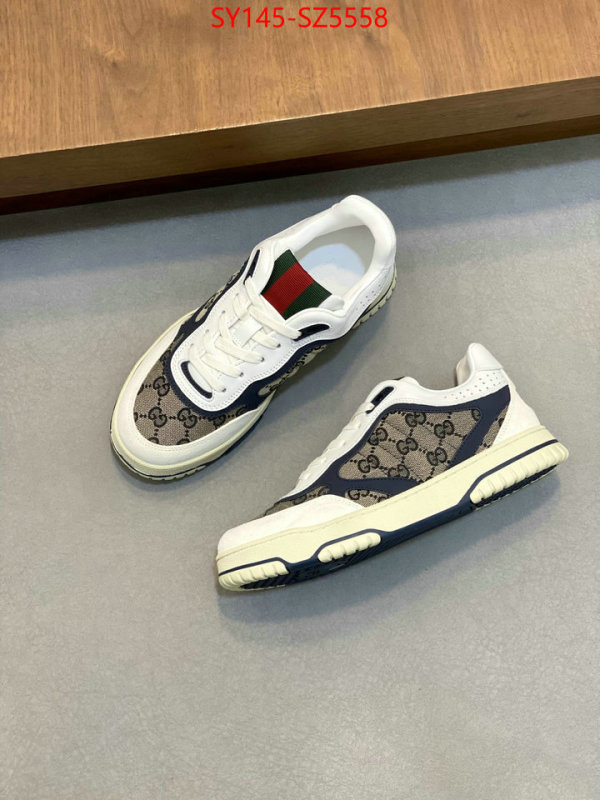 Men Shoes-Gucci what is a 1:1 replica ID: SZ5558 $: 145USD
