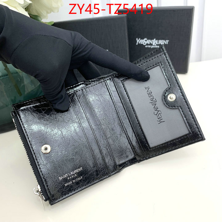 YSL Bags(4A)-Wallet- buy best quality replica ID: TZ5419 $: 45USD,