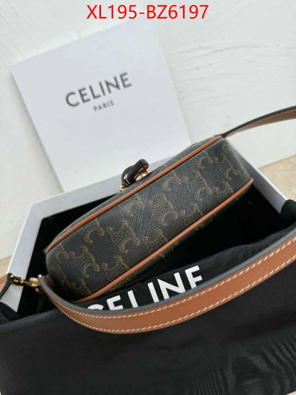 Celine Bags(TOP)-Crossbody- highest quality replica ID: BZ6197 $: 195USD,