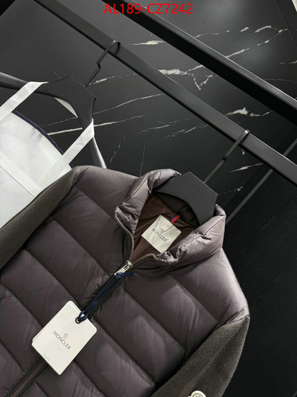 Down jacket Men-Moncler the best designer ID: CZ7242 $: 189USD