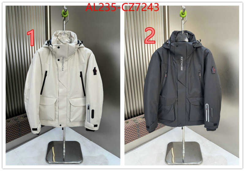 Down jacket Men-Moncler aaaaa ID: CZ7243 $: 235USD