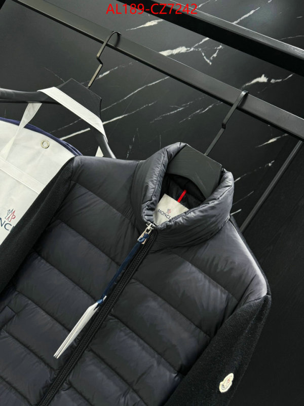 Down jacket Men-Moncler the best designer ID: CZ7242 $: 189USD