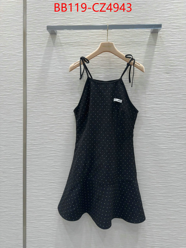 Clothing-MIU MIU buy aaaaa cheap ID: CZ4943 $: 119USD