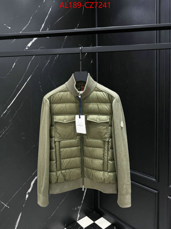 Down jacket Men-Moncler what is a counter quality ID: CZ7241 $: 189USD