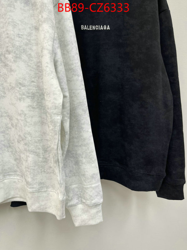 Clothing-Balenciaga top 1:1 replica ID: CZ6333 $: 89USD