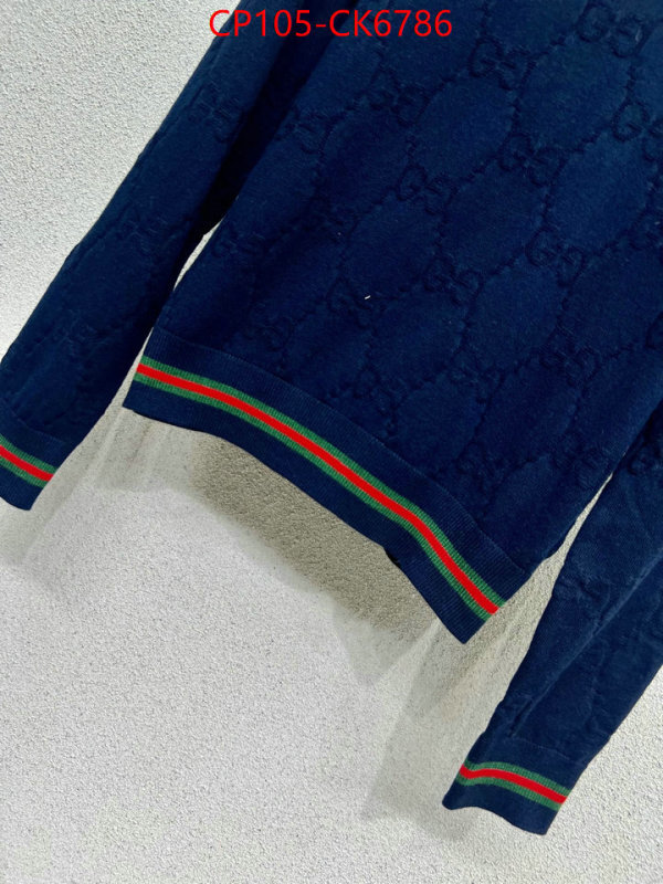 Clothing-Gucci wholesale replica shop ID: CK6786 $: 105USD