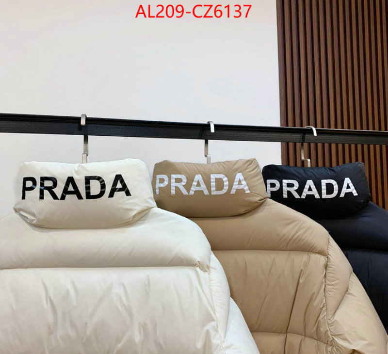 Down jacket Women-Prada the highest quality fake ID: CZ6137 $: 209USD