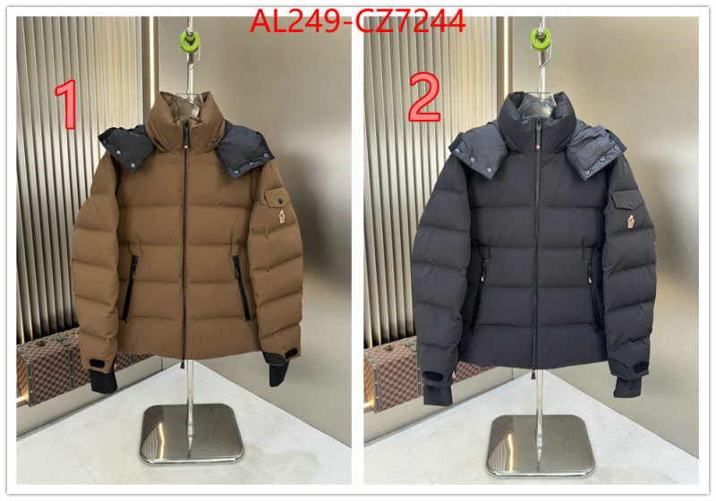Down jacket Men-Moncler wholesale sale ID: CZ7244 $: 249USD