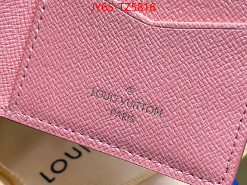 LV Bags(TOP)-Wallet fake high quality ID: TZ5816 $: 65USD,