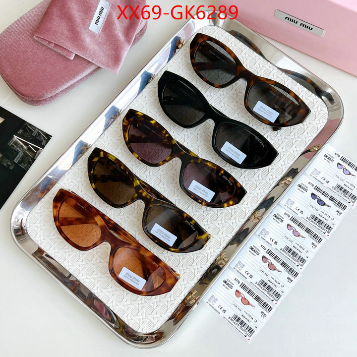 Glasses-Miu Miu top fake designer ID: GK6289 $: 69USD