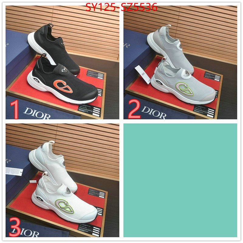 Men shoes-Dior best quality replica ID: SZ5536 $: 125USD