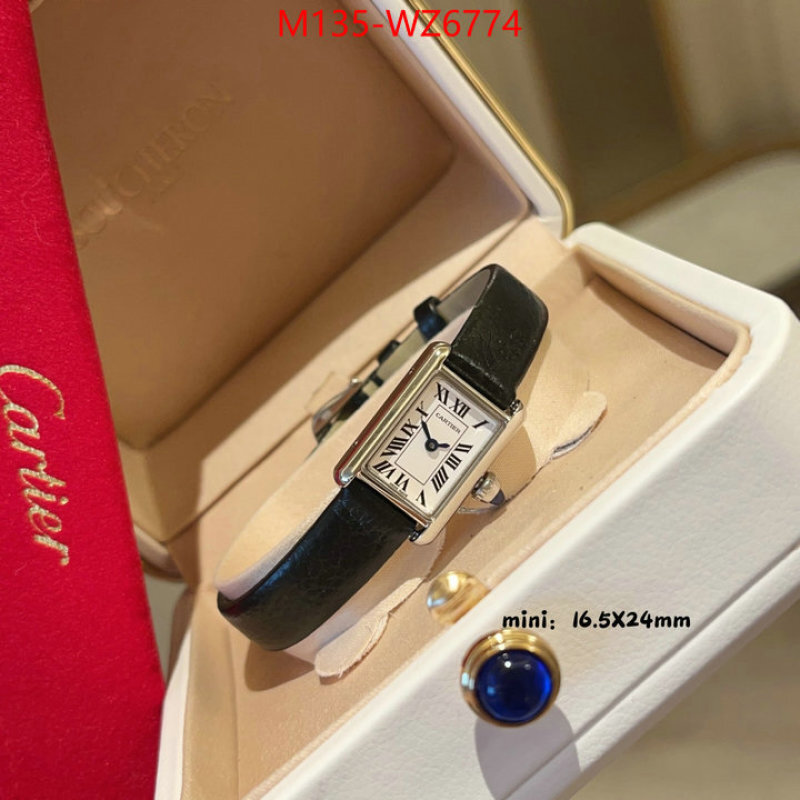 Watch(4A)-Cartier perfect replica ID: WZ6774 $: 135USD
