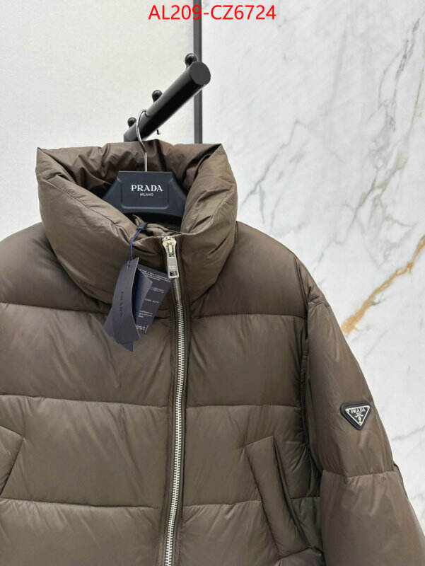 Down jacket Women-Prada cheap replica ID: CZ6724 $: 209USD