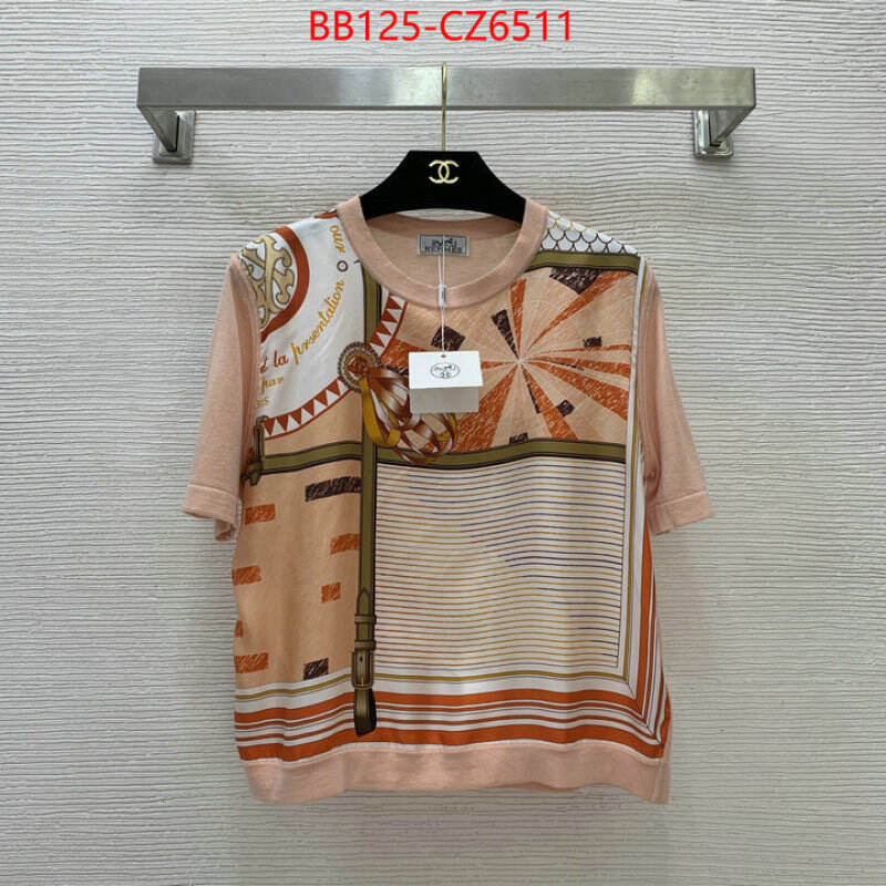 Clothing-Hermes fashion designer ID: CZ6511 $: 125USD