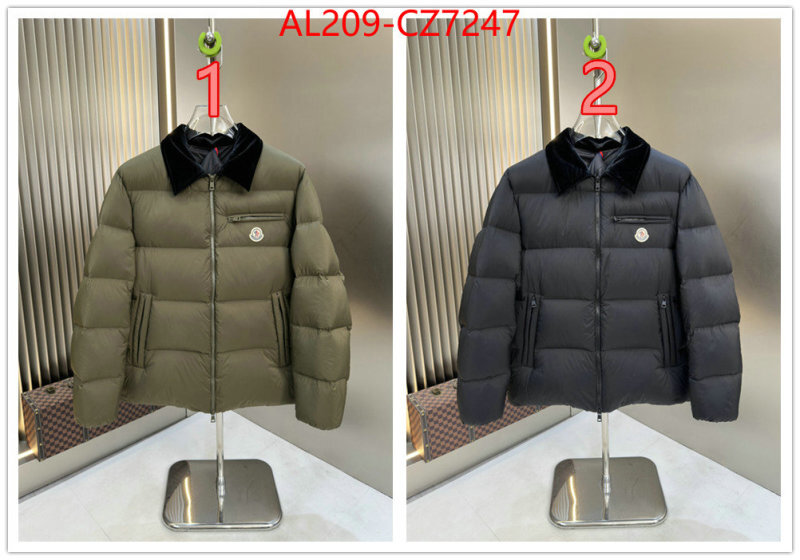 Down jacket Men-Moncler what's the best to buy replica ID: CZ7247 $: 209USD