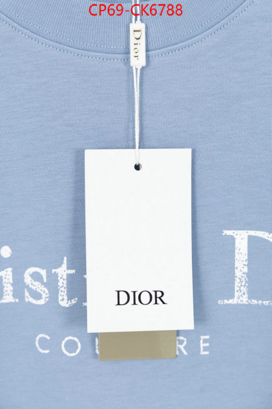 Clothing-Dior highest quality replica ID: CK6788 $: 69USD