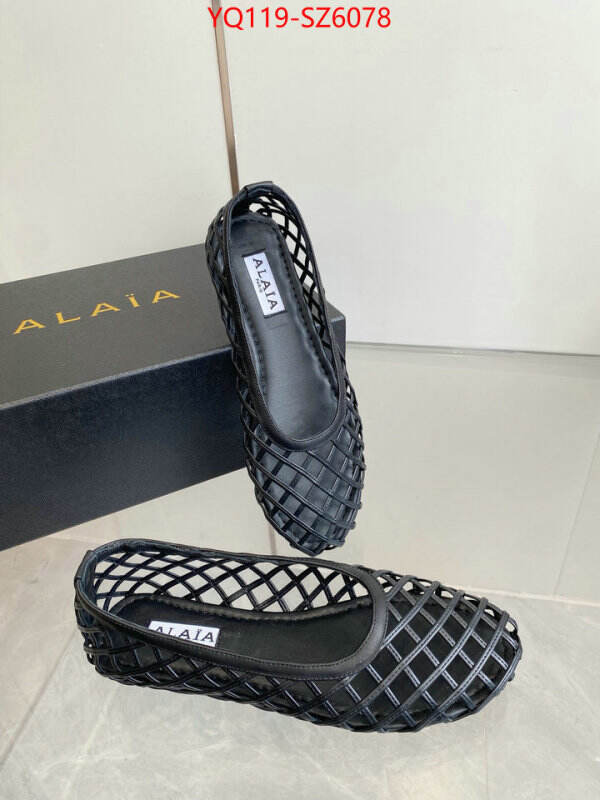 Women Shoes-ALAIA cheap high quality replica ID: SZ6078 $: 119USD