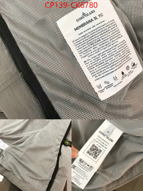 Clothing-Stone Island fashion designer ID: CK6780 $: 139USD