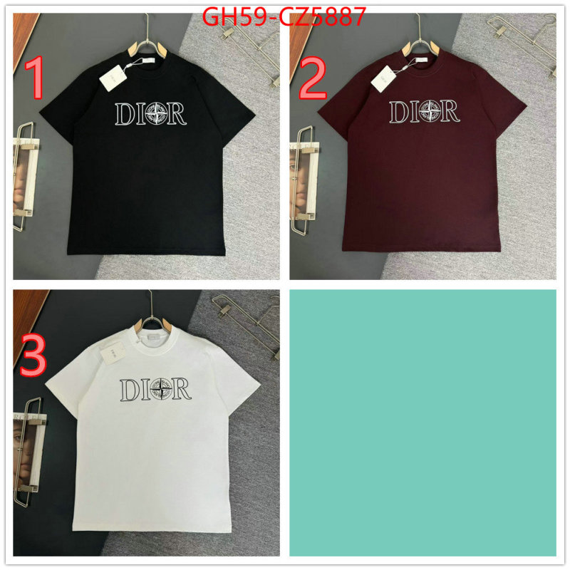 Clothing-Dior what is aaaaa quality ID: CZ5887 $: 59USD