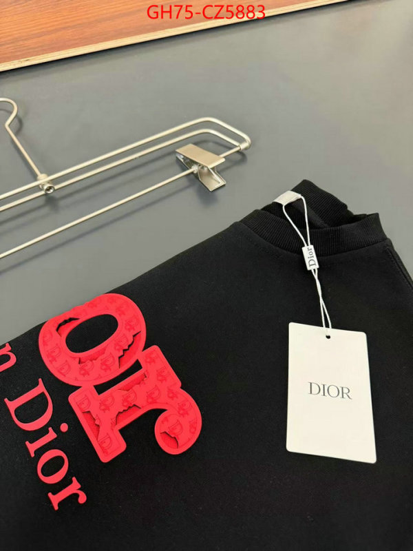 Clothing-Dior high quality 1:1 replica ID: CZ5883 $: 75USD