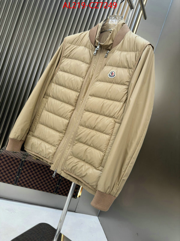 Down jacket Men-Moncler luxury fashion replica designers ID: CZ7249 $: 219USD