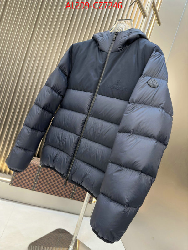 Down jacket Men-Moncler 2024 aaaaa replica customize ID: CZ7246 $: 209USD