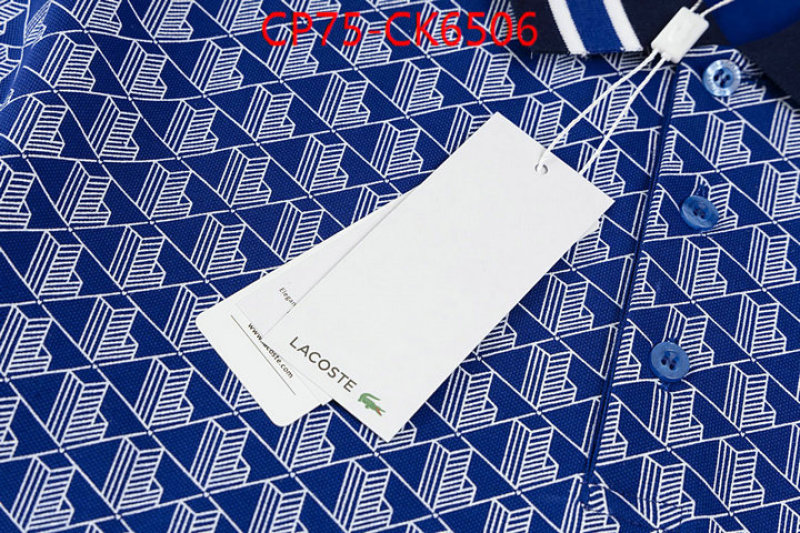 Clothing-Lacoste what best designer replicas ID: CK6506 $: 75USD