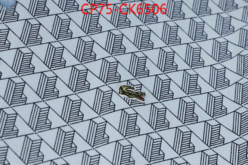 Clothing-Lacoste what best designer replicas ID: CK6506 $: 75USD