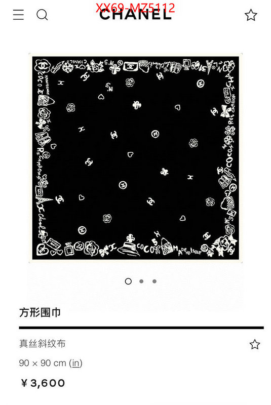 Scarf-Chanel what 1:1 replica ID: MZ5112 $: 69USD