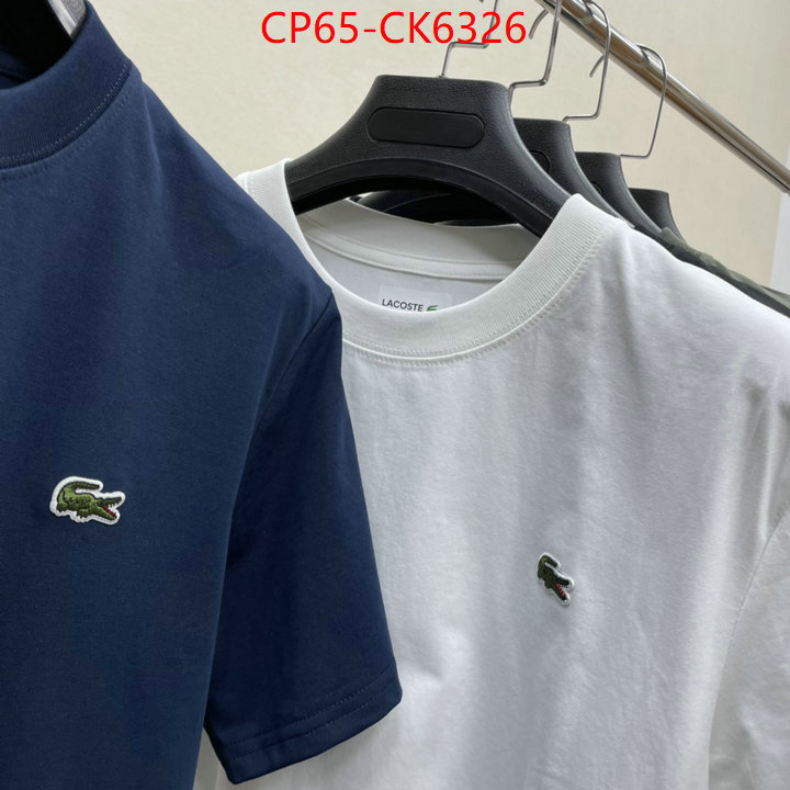 Clothing-Lacoste buy cheap replica ID: CK6326 $: 65USD