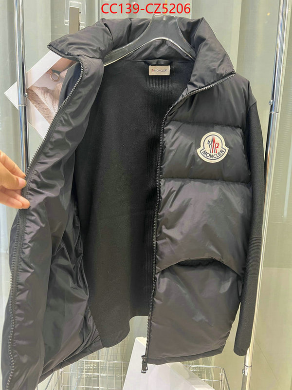 Down jacket Men-Moncler high quality happy copy ID: CZ5206 $: 139USD