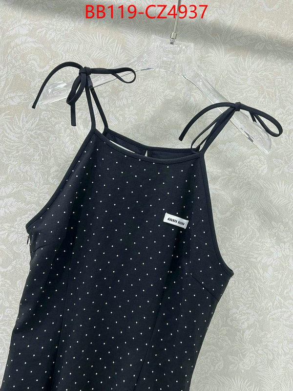 Clothing-MIU MIU for sale cheap now ID: CZ4937 $: 119USD