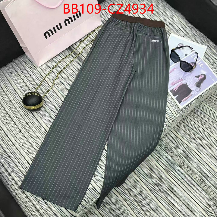 Clothing-MIU MIU luxury shop ID: CZ4934 $: 109USD