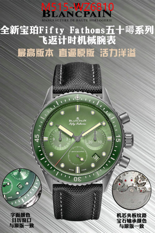 Watch(TOP)-Blancpain sellers online ID: WZ6810 $: 515USD