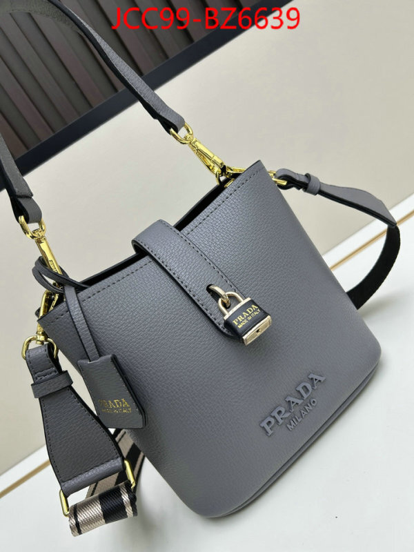 Prada Bags(4A)-bucket bag luxury 7 star replica ID: BZ6639 $: 99USD,