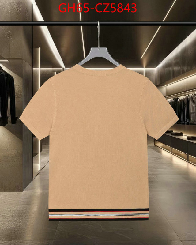 Clothing-Burberry best quality fake ID: CZ5843 $: 65USD