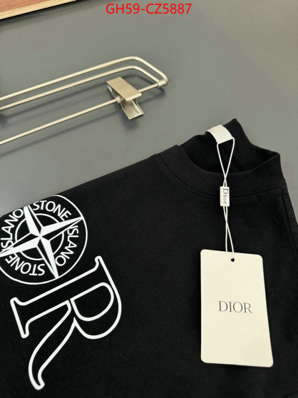 Clothing-Dior what is aaaaa quality ID: CZ5887 $: 59USD