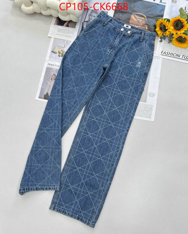 Clothing-Dior fake high quality ID: CK6668 $: 105USD