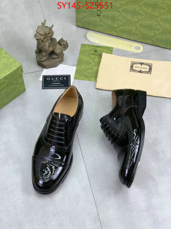 Men Shoes-Gucci best wholesale replica ID: SZ5551 $: 145USD
